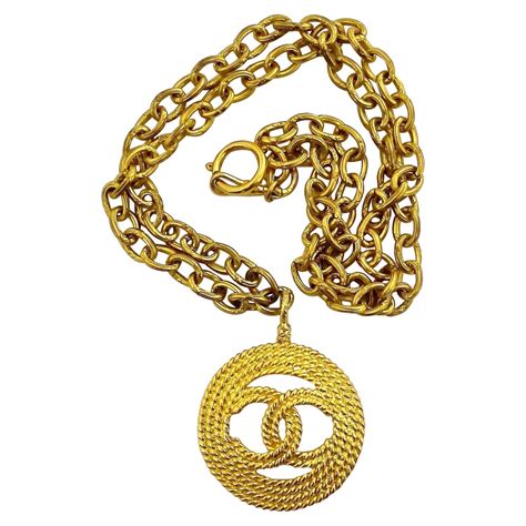 fake chanel logo necklaces|authentic vintage chanel jewelry.